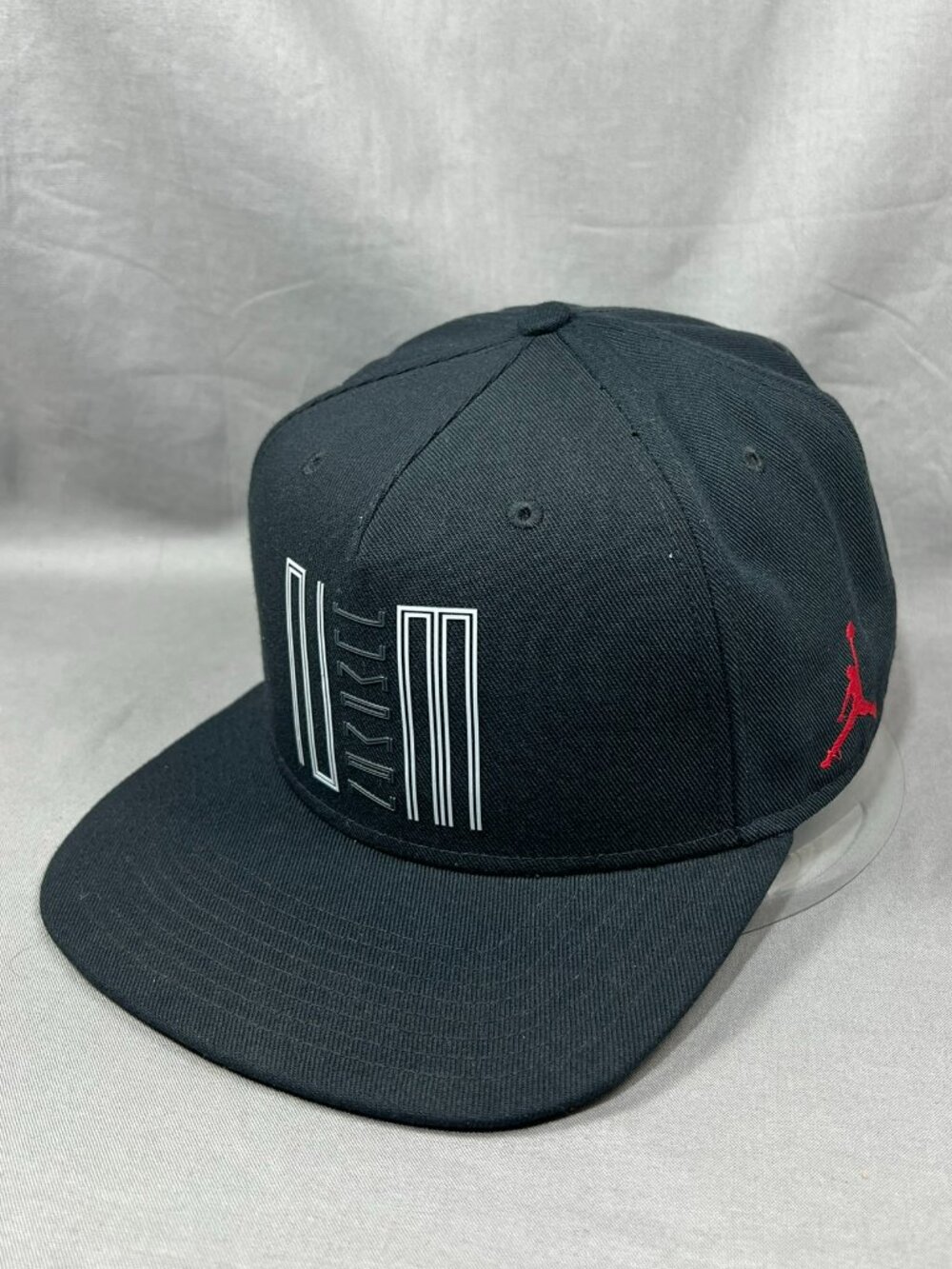 Nike Air Michael Jordan AJ11 Jumpman Baseball Hat Black Gym Red 23 Snapback Cap